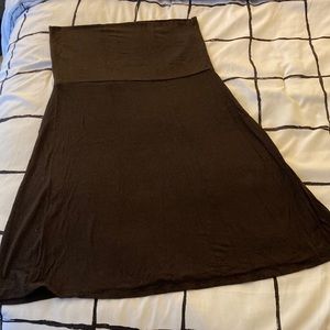 Merona Brown Strapless Dress/Swim Cover up